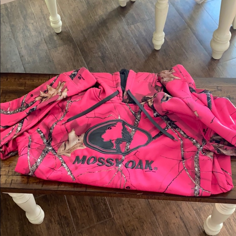 Pink Camo Mossy Oak Hoodie